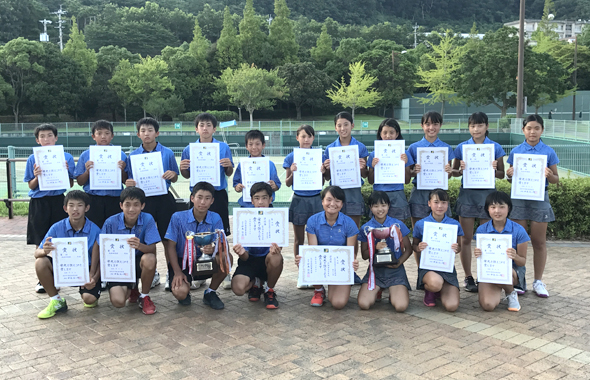 硬式テニス部｜筑陽学園中学校 クラブ紹介